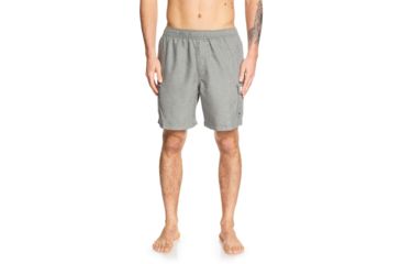 Image of Quiksilver Waterman Balance 18 Inch Volley Boardshorts - Mens, Charcoal Heather, Medium, EQMJV03050-KTAH-M