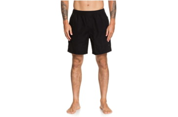 Image of Quiksilver Waterman Balance 18 Volleys Shorts - Mens, Black, Extra Large, EQMJV03057-KVJ0-XL