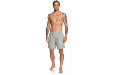 Image of Quiksilver Waterman Balance 18 Volleys Shorts - Mens, Flint Gray, Medium, EQMJV03057-SJM0-M