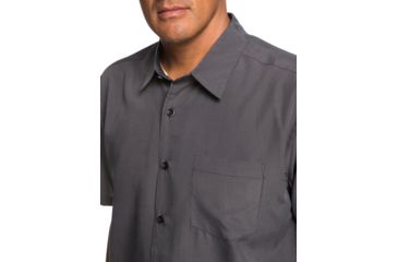 Image of Quiksilver Waterman Cane Island Short Sleeve Shirt - Mens, Black, Small, EQMWT03234-KVJ0-S