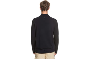 Image of Quiksilver Waterman Open Ocean Long Sleeve Half-Zip Top - Mens, Black, Medium, EQMKT03076-KVJ0-M