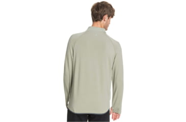Image of Quiksilver Waterman Open Ocean Long Sleeve Half-Zip Top - Mens, Seagrass, Medium, EQMKT03076-GHJ0-M