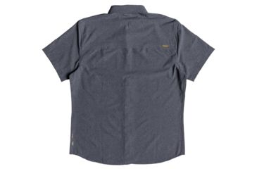 Image of Quiksilver Waterman Tech Tides Short Sleeve UPF 30 Shirt - Mens, Parisian Night Marl, Medium, EQMWT03225-BYPH-M