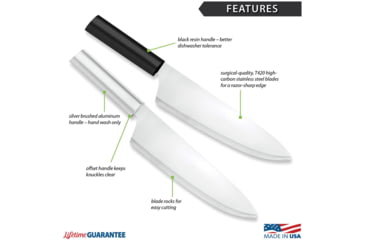 Image of Rada Cutlery French Chef's Knife Blk Bag, RDCW231