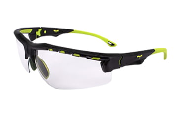 Image of Radians Radians THRAXUS Elite Safety Eyewear, Hi-Vis Frame, Clear Lens, TXE810CS
