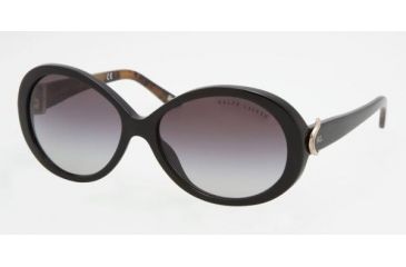 Image of Ralph Lauren RL8062 SV Prescription Sunglasses - Black Frame / 57 mm Prescription Lenses, 500111-5715