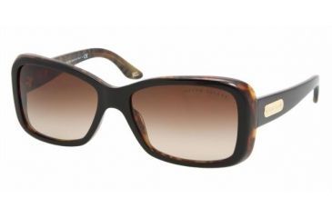 Image of Ralph Lauren RL8066 Progressive Sunglasses - Top Black-Havana Brown Gradient Frame / 55 mm Prescription Lenses, 526013-5516