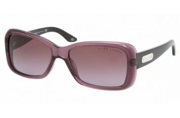Image of Ralph Lauren RL8066 Progressive Sunglasses - Violet Transparent Violet Gradient Frame / 55 mm Prescription Lenses, 51588H-5516