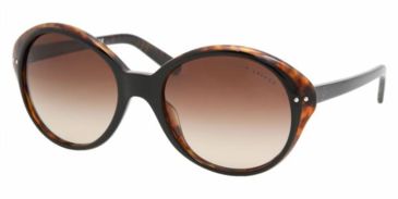 Image of Ralph Lauren RL8069 SV Prescription Sunglasses - Top Black-Havana Brown Gradient Frame / 56 mm Prescription Lenses, 526013-5620