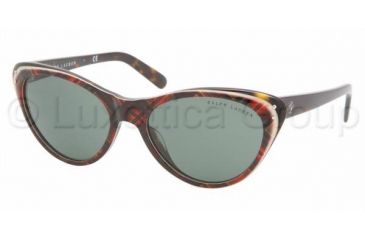Image of Ralph Lauren RL8070 Bifocal Sunglasses - Red Tartan Green Frame / 56 mm Prescription Lenses, 529471-5618