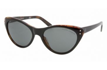 Image of Ralph Lauren RL8070 Bifocal Sunglasses - Top Black-Havana Gray Frame / 56 mm Prescription Lenses, 526087-5618