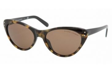 Image of Ralph Lauren RL8070 Bifocal Sunglasses - Top Yellow Havana-Black Brown Frame / 56 mm Prescription Lenses, 501073-5618