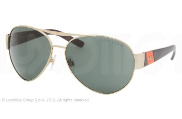 Image of Ralph Lauren RL7032 Progressive Prescription Sunglasses RL7032-911671-62 - Lens Diameter 62 mm, Lens Diameter 62 mm, Frame Color Pale Gold