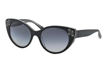Image of Ralph Lauren RL8110 Bifocal Prescription Sunglasses RL8110-5448T3-55 - Lens Diameter 55 mm, Frame Color Black/white/trasparent