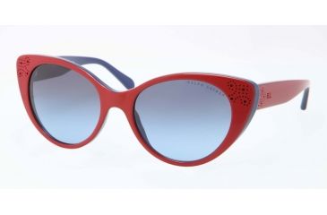 Image of Ralph Lauren RL8110 Bifocal Prescription Sunglasses RL8110-54508F-55 - Lens Diameter 55 mm, Frame Color Top Red On Blue