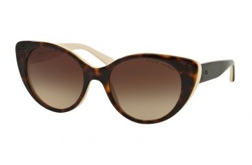 Image of Ralph Lauren RL8110 Bifocal Prescription Sunglasses RL8110-545113-55 - Lens Diameter 55 mm, Frame Color Top Dark Havana On Cream