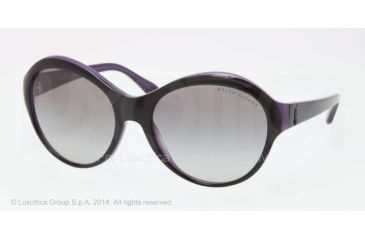 Image of Ralph Lauren RL8111 Bifocal Prescription Sunglasses RL8111-537111-59 - Lens Diameter 59 mm, Frame Color Top Black On Violet