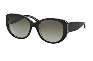 Image of Ralph Lauren RL8114 Bifocal Prescription Sunglasses RL8114-54488E-56 - Lens Diameter 56 mm, Frame Color Black/white/trasparent