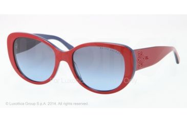 Image of Ralph Lauren RL8114 Bifocal Prescription Sunglasses RL8114-54508F-56 - Lens Diameter 56 mm, Frame Color Top Red/blue