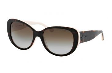 Image of Ralph Lauren RL8114 Bifocal Prescription Sunglasses RL8114-5451T5-56 - Lens Diameter 56 mm, Frame Color Top Dark Havana/cream
