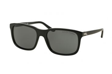Image of Ralph Lauren RL8142 Progressive Prescription Sunglasses RL8142-500187-56 - Lens Diameter 56 mm, Frame Color Black