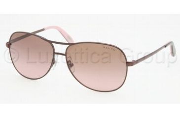 Image of Ralph RA4069 Progressive Sunglasses - Brown Brown Gradient Pink Frame / 58 mm Prescription Lenses, 104-14-5813