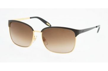 Image of Ralph RA4072 SV Prescription Sunglasses - Black/Gold Gray Gradient Frame / 55 mm Prescription Lenses, 234-11-5515