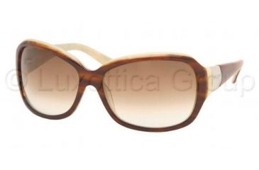 Image of Ralph RA5005 Progressive Prescription Sunglasses RA5005-535-13-6015 - Lens Diameter 60 mm, Frame Color Brown / Horn