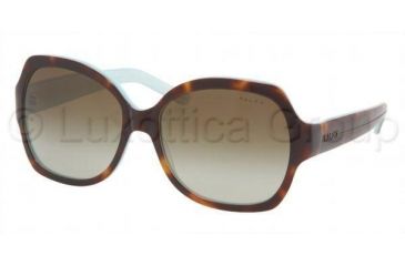 Image of Ralph RA5108 Progressive Sunglasses, Light Tort/Turquoise Frame / 58 mm Prescription Lenses, 601 13 5816