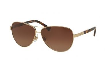 Image of Ralph RA4116 Single Vision Prescription Sunglasses RA4116-3138T5-60 - Lens Diameter 60 mm, Frame Color Light Gold/tokyo Tortoise