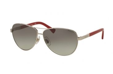 Image of Ralph RA4116 Single Vision Prescription Sunglasses RA4116-314011-60 - Lens Diameter 60 mm, Frame Color Silver/Red