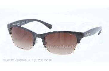 Image of Ralph RA5183 RA5183 Progressive Prescription Sunglasses RA5183-126513-54 - Lens Diameter 54 mm, Frame Color Black/Gold