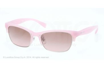 Image of Ralph RA5183 RA5183 Progressive Prescription Sunglasses RA5183-126614-54 - Lens Diameter 54 mm, Frame Color Light Pink/silver