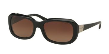 Image of Ralph RA5209 Single Vision Prescription Sunglasses RA5209-1377T5-56 - Lens Diameter 56 mm, Frame Color Black