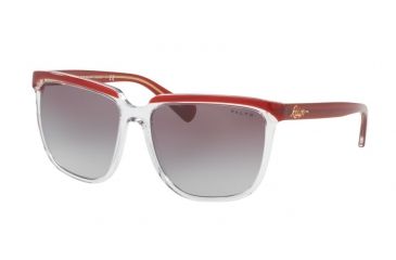 Image of Ralph RA5214 Bifocal Prescription Sunglasses RA5214-316511-58 - Lens Diameter 58 mm, Frame Color Red / Crystal