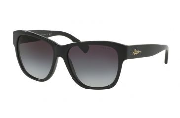 Image of Ralph RA5226 Sunglasses 13778G-56 - Black Frame, Dk Grey Gradient Lenses
