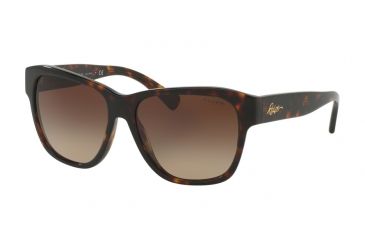 Image of Ralph RA5226 Sunglasses 137813-56 - Dark Tortoise Frame, Brown Gradient Lenses