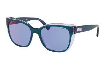 Image of Ralph RA5242 Prescription Sunglasses, 55mm, Shiny Purple On Violet, RA5242-5683D1-55-SV