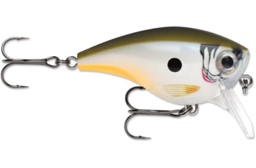 Image of Rapala BX Big Brat Crankbait, Hard Flash, Square Bill 2.75in, 3/4 oz, 6ft, 3 Hooks, Change Up, BXBB06CUP
