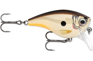 Image of Rapala BX Big Brat Crankbait, Hard Flash, Square Bill 2.75in, 3/4 oz, 6ft, 3 Hooks, Sleeper, BXBB06SLP