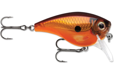 Image of Rapala BX Big Brat Crankbait, Hard Flash, Square Bill 2.75in, 3/4 oz, 6ft, 3 Hooks, Tamale, BXBB06TAM