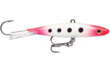 Image of Rapala Jigging Shadow Rap, 2 3/4", 3/8oz, #8 Hook, Glow Pink Squirrel, JSDR07GPSQ