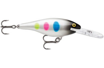 Image of Rapala Shad Rap 08 Lure, Black Wonderbread, SR08BWB