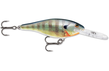 Image of Rapala Shad Rap Crankbait, 3 1/8in, 3/8 oz, Floating, Bluegill, SR08BG