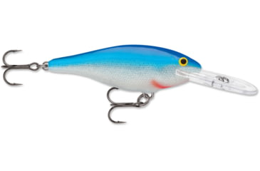 Image of Rapala Shad Rap Crankbait, 3 1/8in, 3/8 oz, Floating, Blue, SR08B