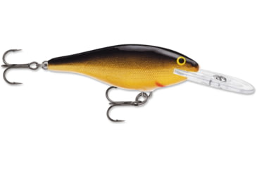 Image of Rapala Shad Rap Crankbait, 3 1/8in, 3/8 oz, Floating, Gold, SR08G