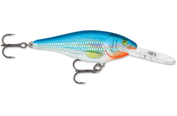 Image of Rapala Shad Rap 08 Lure, Holographic Blue Shiner, SR08HBSH