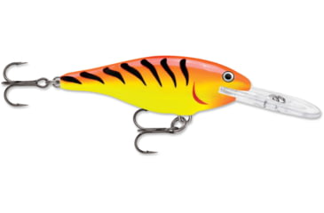 Image of Rapala Shad Rap Crankbait, 3 1/8in, 3/8 oz, Floating, Hot Tiger, SR08HT