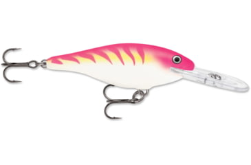 Image of Rapala Shad Rap 08 Lure, Pink Tiger UV, SR08PTU