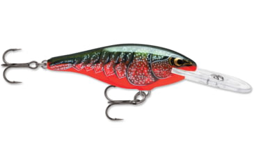 Image of Rapala Shad Rap 08 Lure, Red Crawdad, SR08RCW